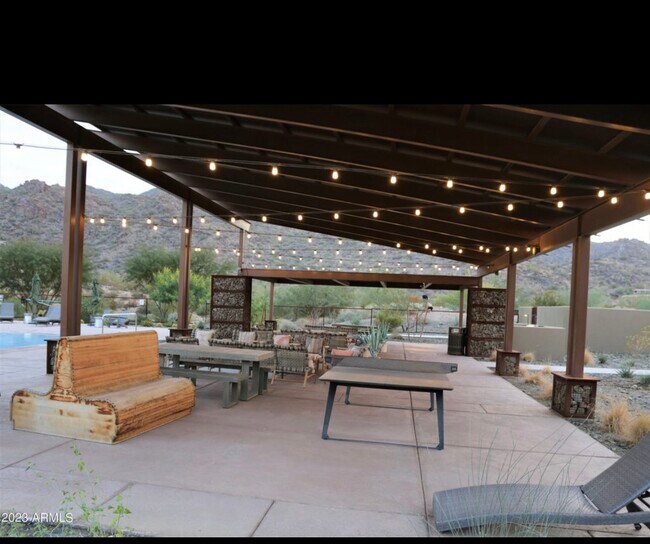 Community space inside pool area - 1131 E Monte Way