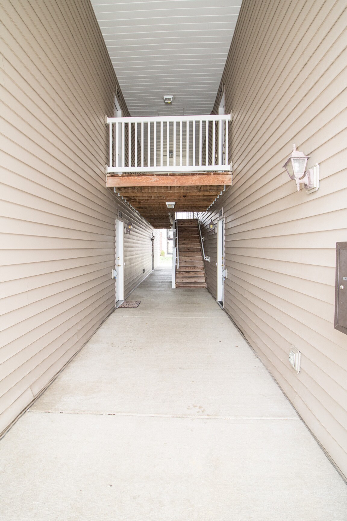 Stairs to unit - 406 S Church St