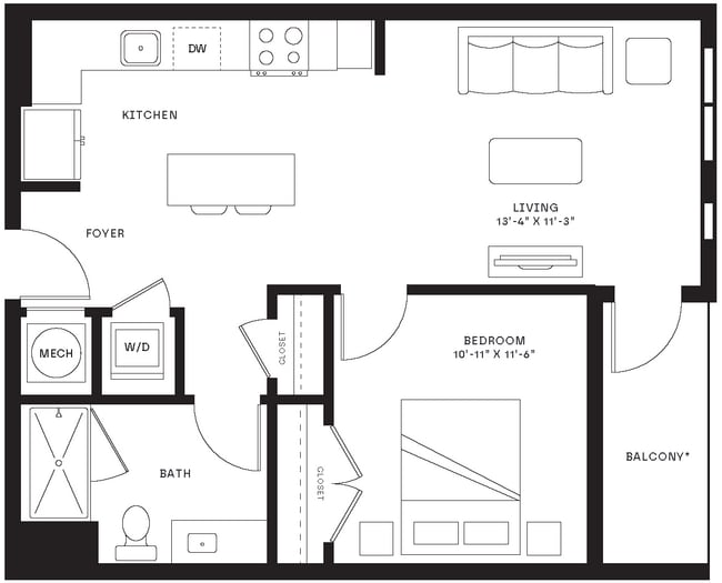 Floorplan - St. Albans Lofts