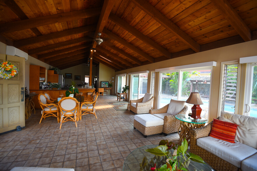 Living room looking towards rear of home - 157 Nawiliwili St