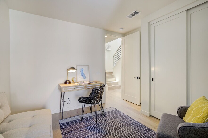 3rd Floor - 3rd Bedroom or Office with Closet and Balcony - 4518 Ayla Ln