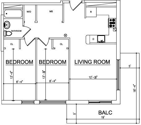 2BR/1BA - Ocean Blue