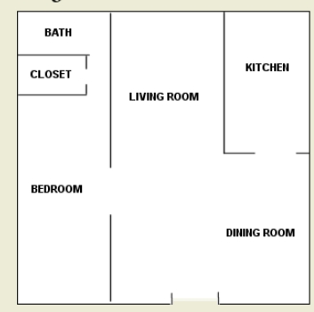 1BR/1BA - Cimarron Apartments