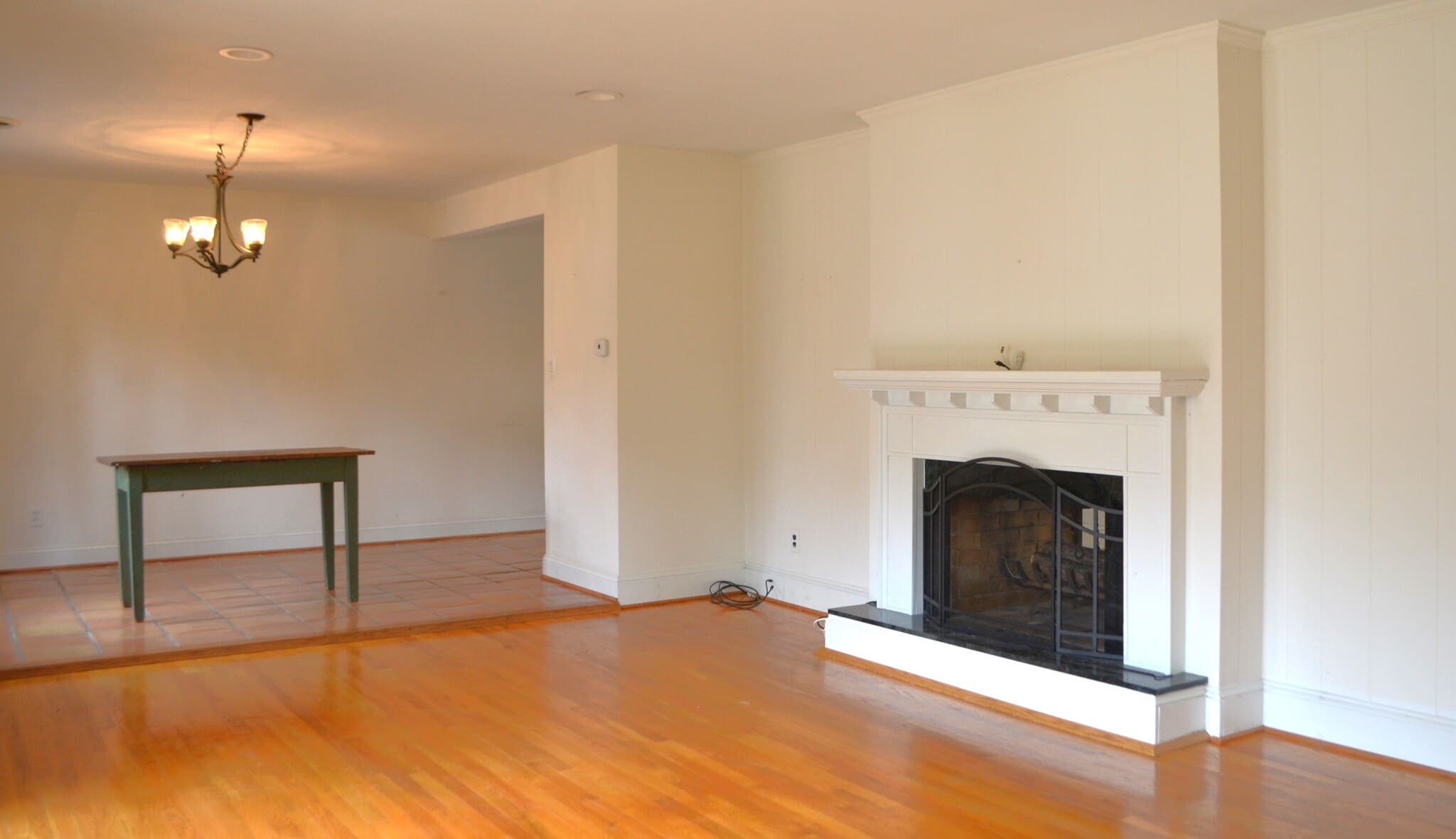 Family room fireplace - 45 Emerson Rd