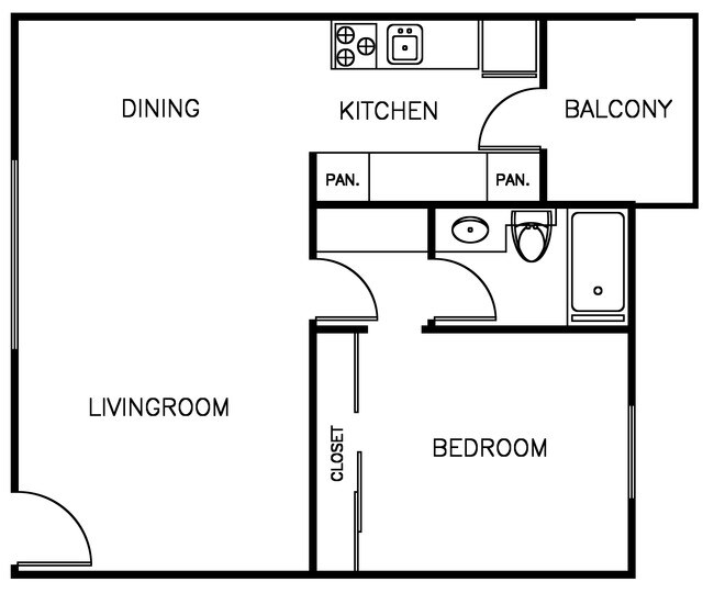 Floorplan - Cypress Senior Apartments