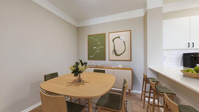 Newly Renovated Dining Area - Bristol Village Apartments