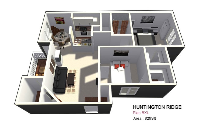One Bed / One Bath - Huntington Ridge