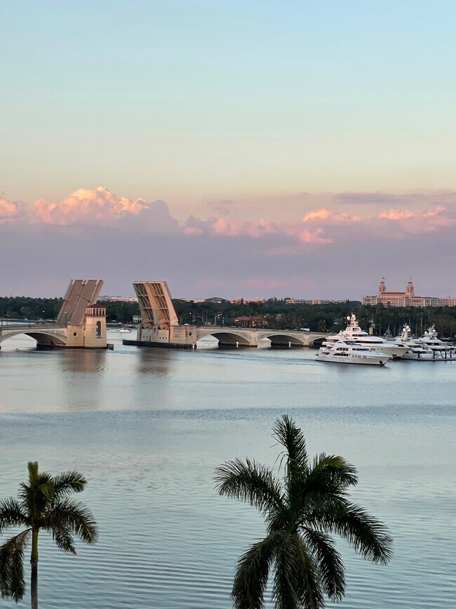 Actual view from apt-evening - 1501 S Flagler Dr