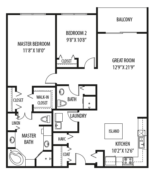 Floorplan - Two Itasca Place