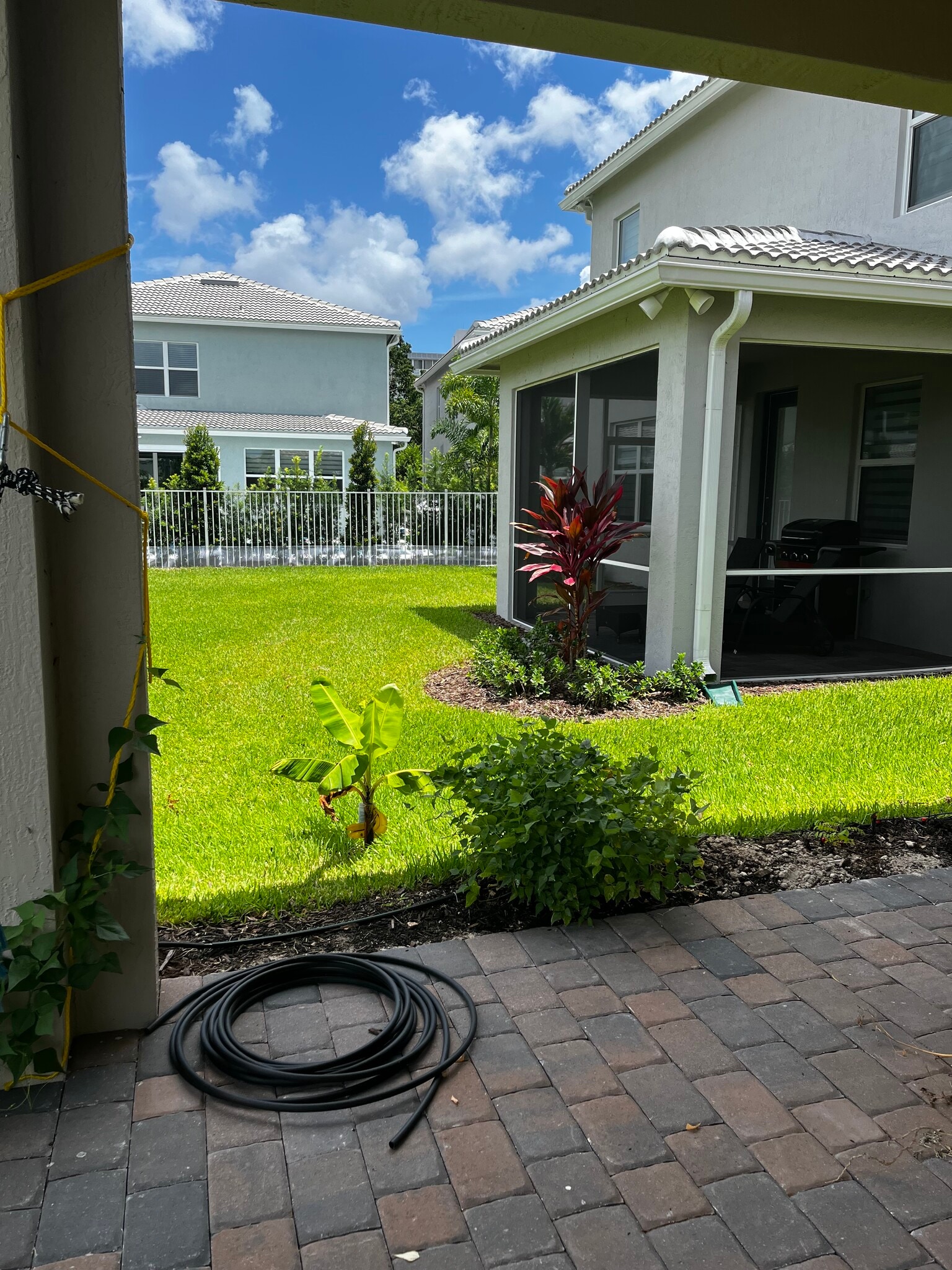 Covered patio - Lanai full width of the house - 1418 Evergreen Ter