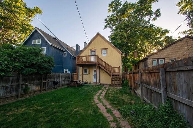 Fenced backyard - 628 S Washington St