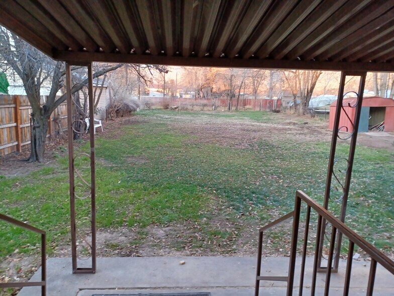 Back yard - 149 E 700 S