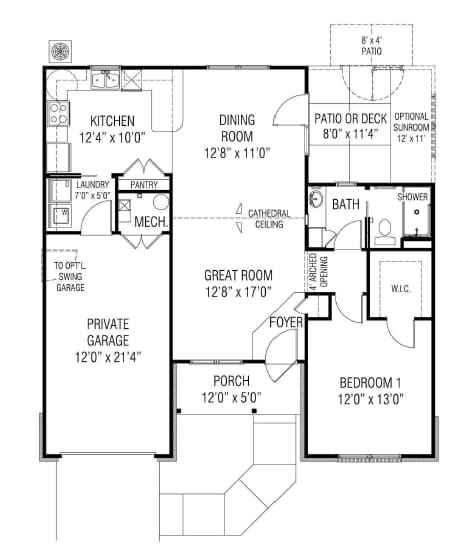 1BR/1BA - Willow Brook at Delaware Run