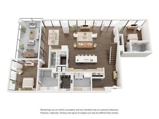 Floorplan - 700 River