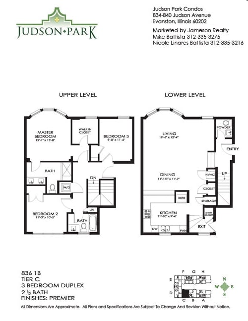 3BR/2.5BA - 834-40 Judson Ave.