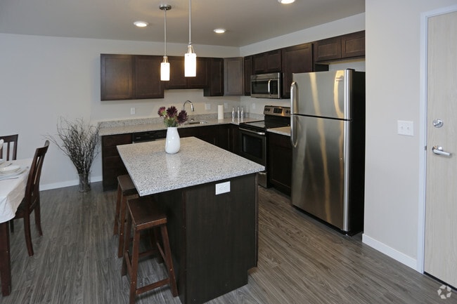 Two Bedroom - Kitchen - Arbor Courts