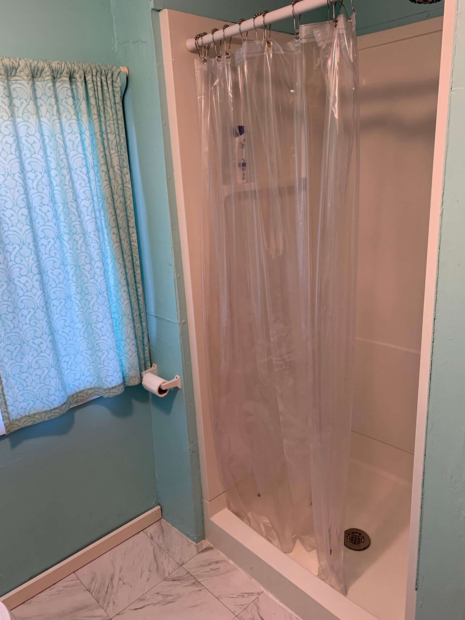 Bathroom with shower stall. - 86 Spring St