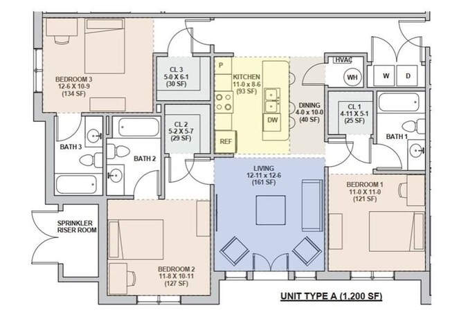 room - Campus West at Tryon