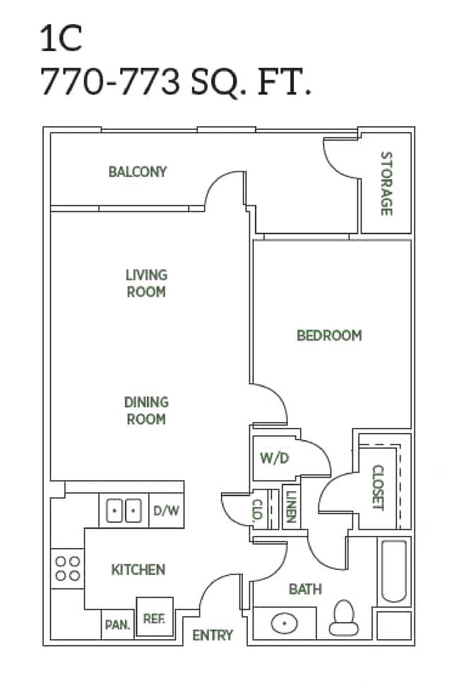 Floorplan - mResidences Mountain View