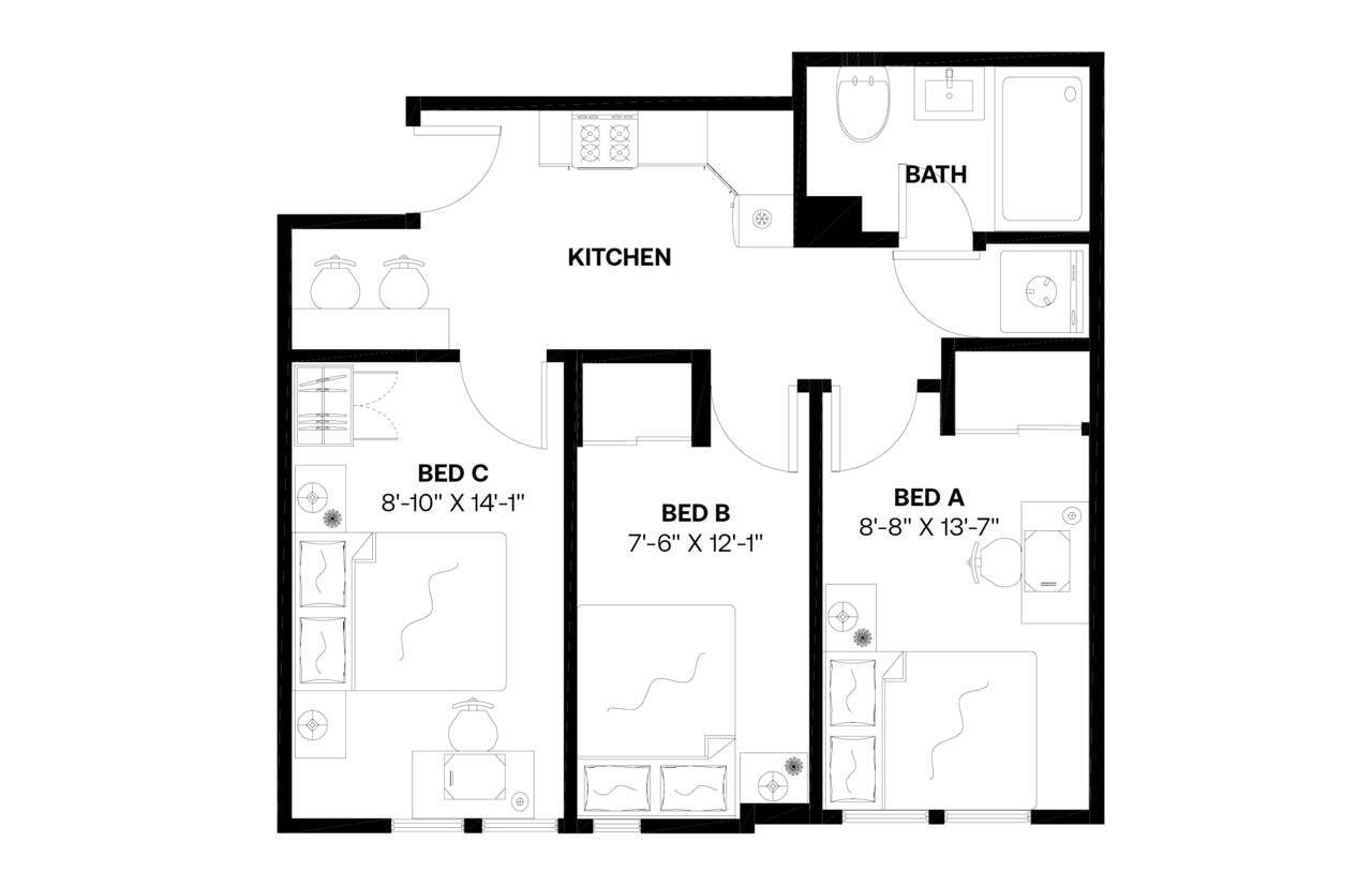 Building Photo - Room in Shared 3 bed/1 bath home