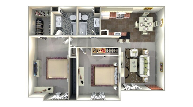 Floorplan - Baystone Apartments