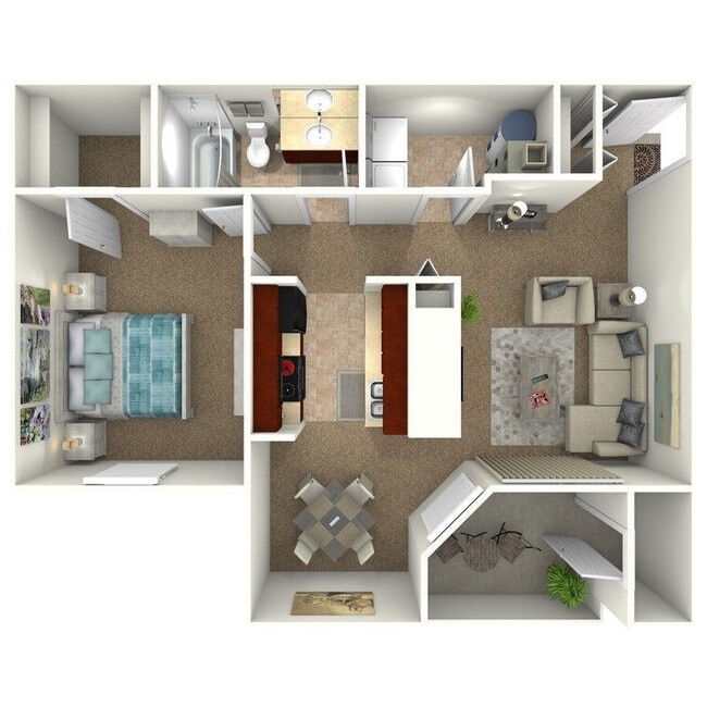 Floorplan - The Villages of Bent Tree Apartments