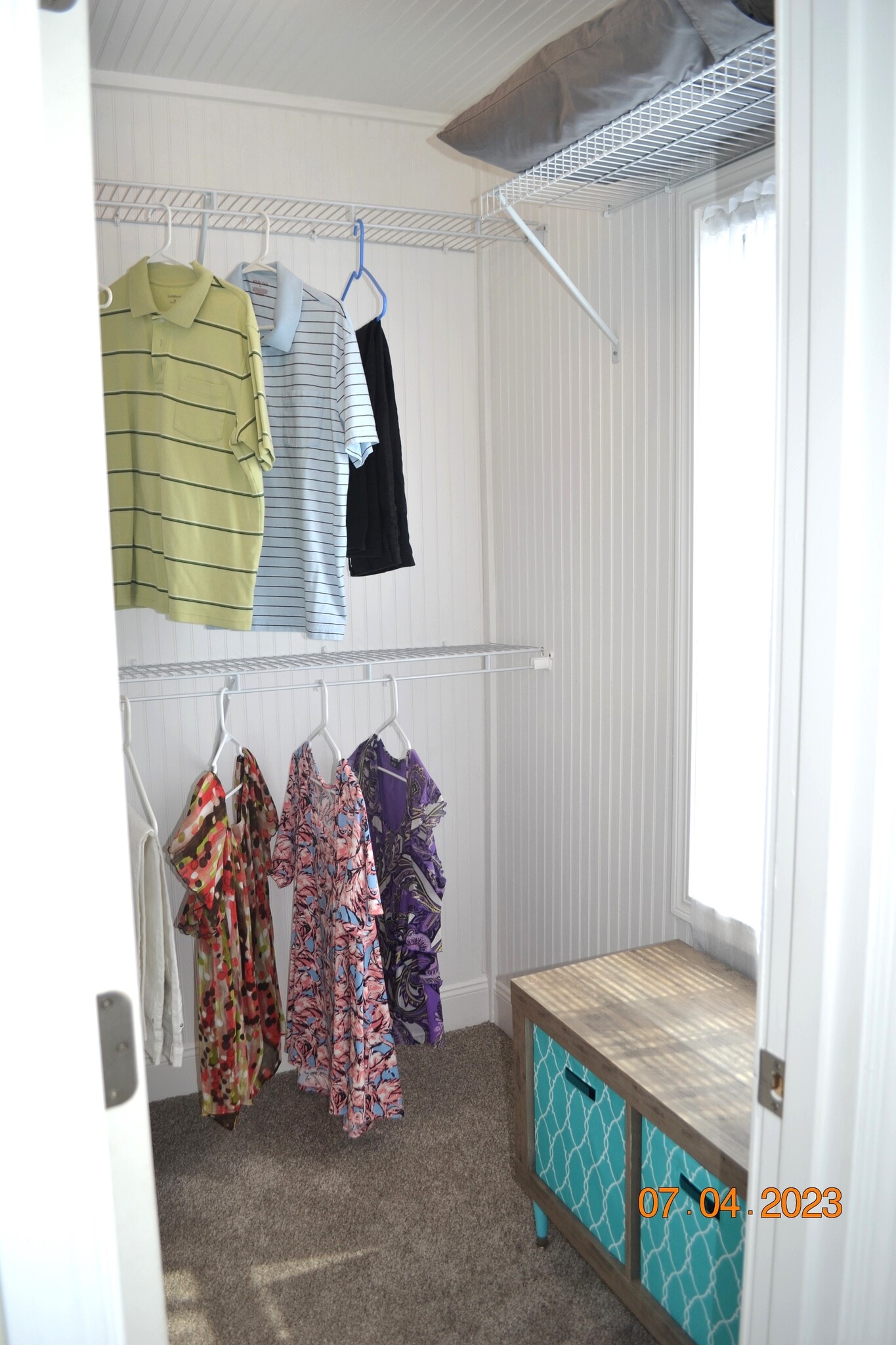 walk-in closet also has a window - 222 W Peck St