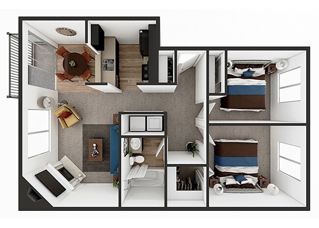 Floorplan - North Creek Apartments