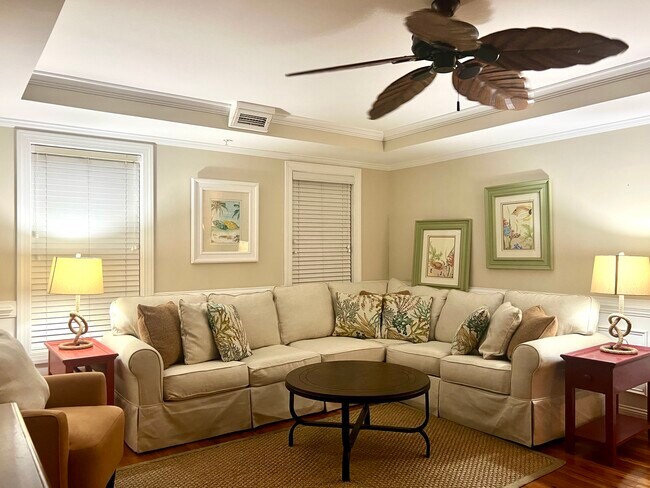 sectional sofa in living room - 26 Atlantic Ave