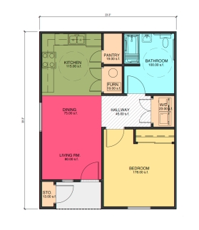 667 sq ft. - Verde Palms Apartments