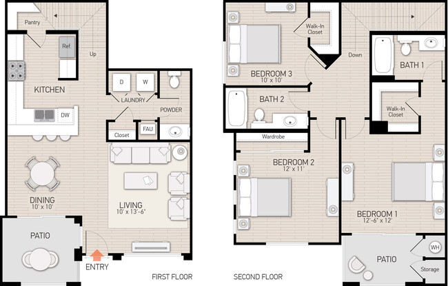 Floorplan - San Paulo Apartment Homes