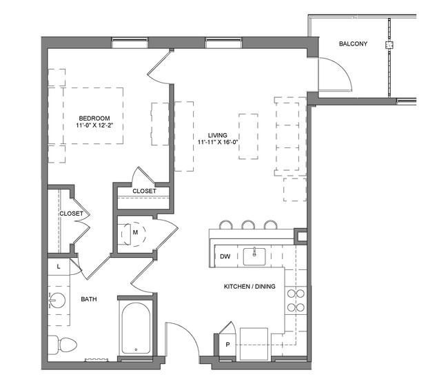 Floorplan - Northlake Senior (62+ Active Adult Living)