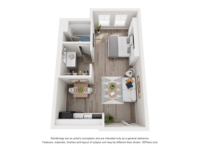 Floorplan - Studio Domain