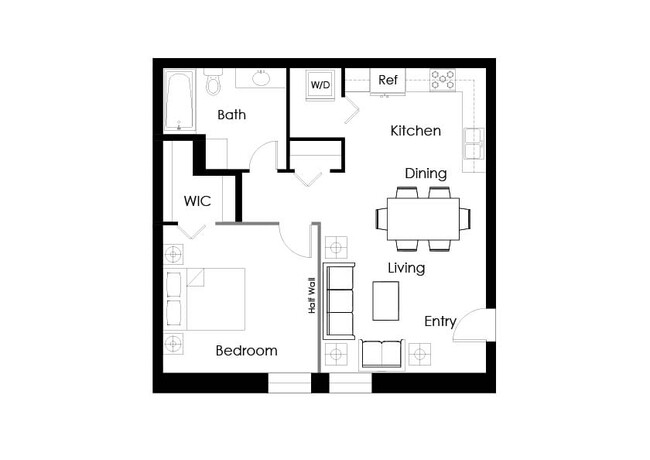 Floorplan - FreightYard Townhomes and Flats