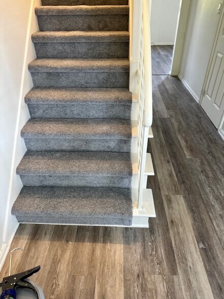 New carpeting on stairs and on 2nd floor - 151 Bard Dr