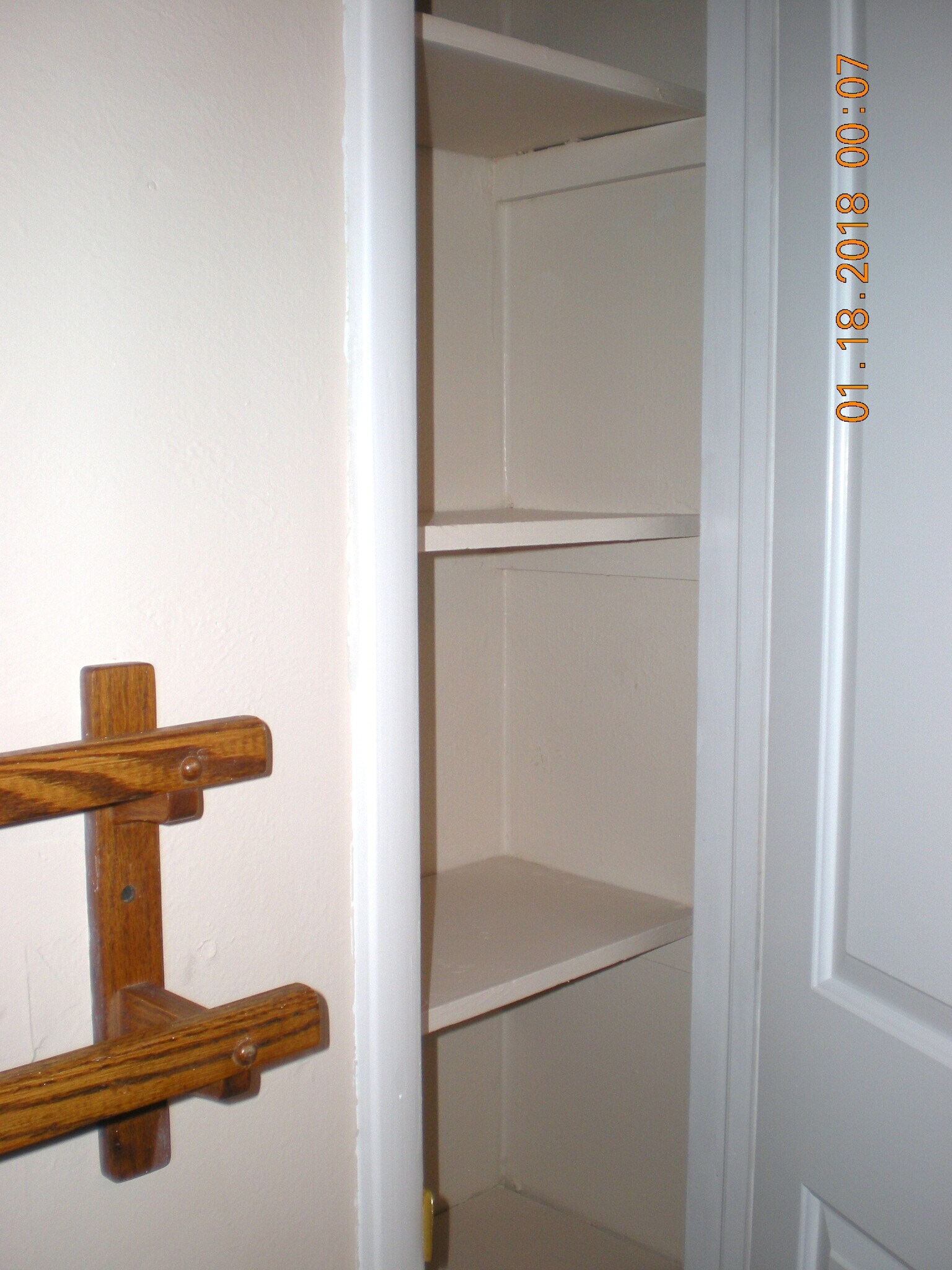 Linen closet in main level bathroom - 1160 Clinton St