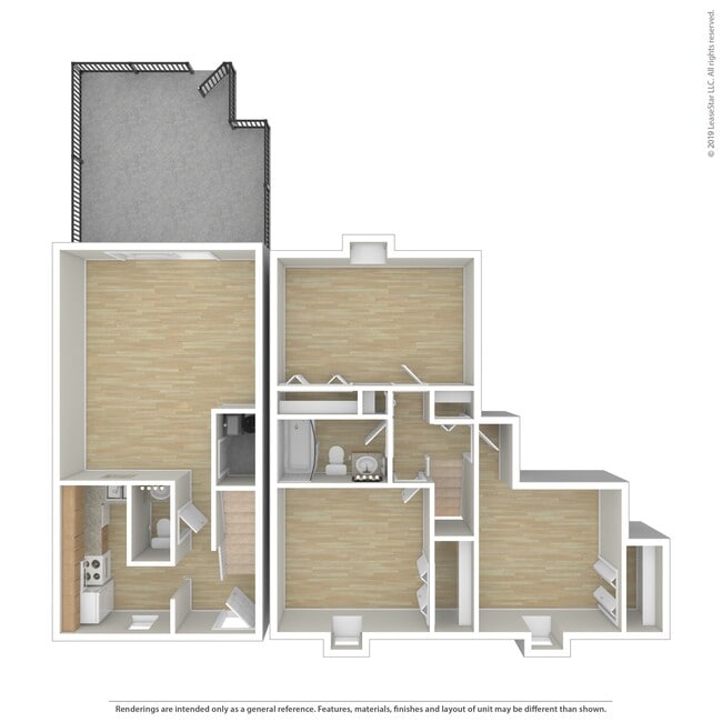 Floorplan - Stratford Hills Apartment and Townhomes