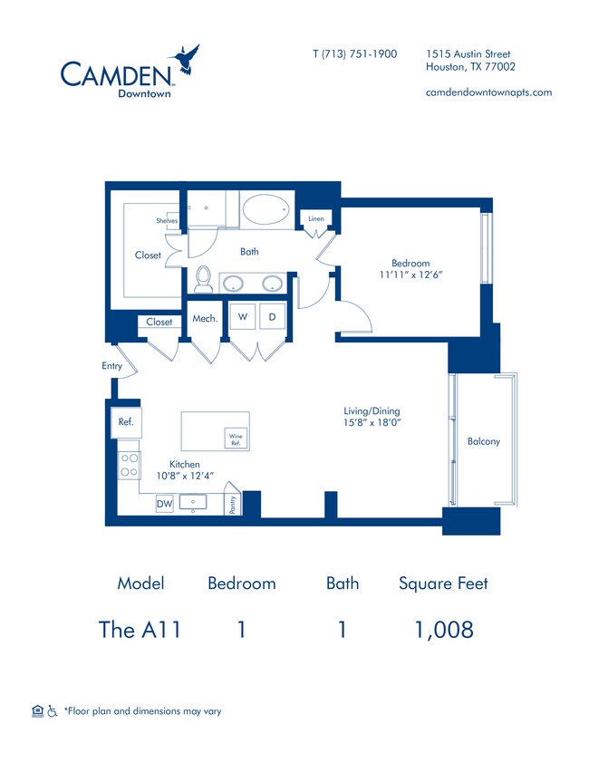 Floorplan - Camden Downtown