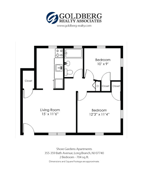 Floorplan - Shore Gardens Apartments