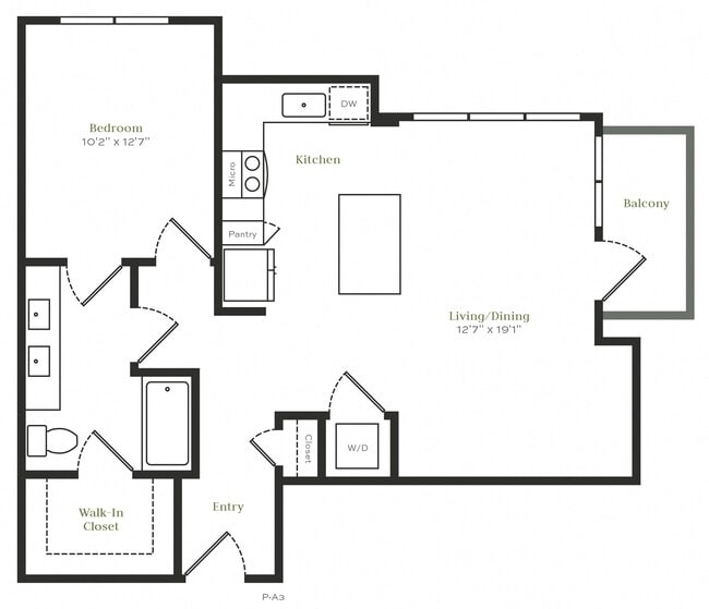 Floorplan - Alexan Main Street