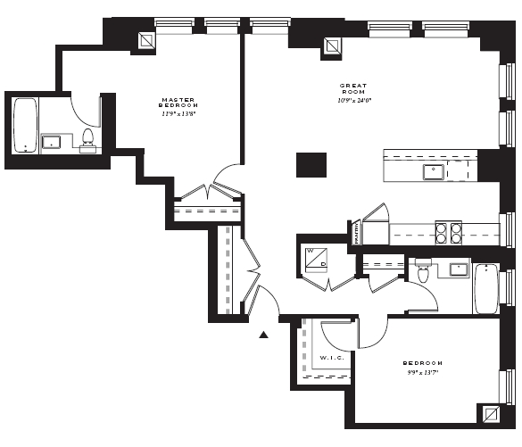 2BR/2BA - Aria the Condominium