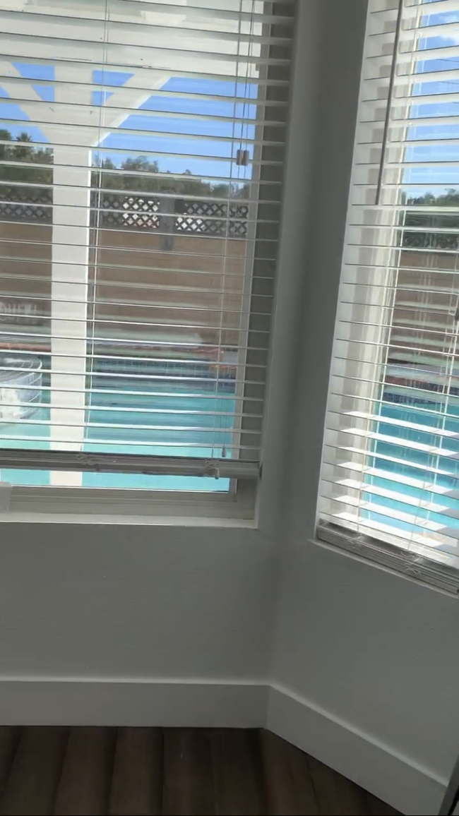 view of the pool from family room - 31903 Vineyard Ave