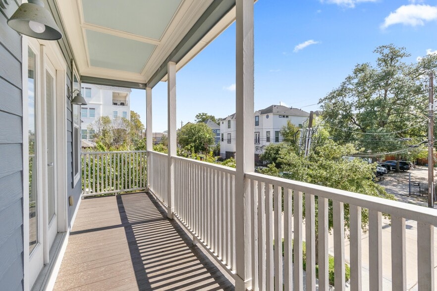 Balcony view East - 1221 W 23rd St