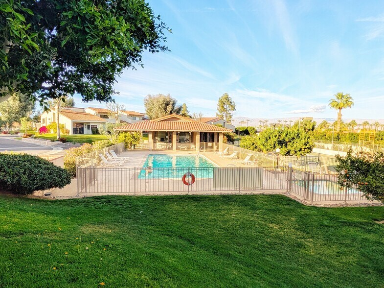 Community clubhouse and main pool just steps away. - 45390 Driftwood Dr