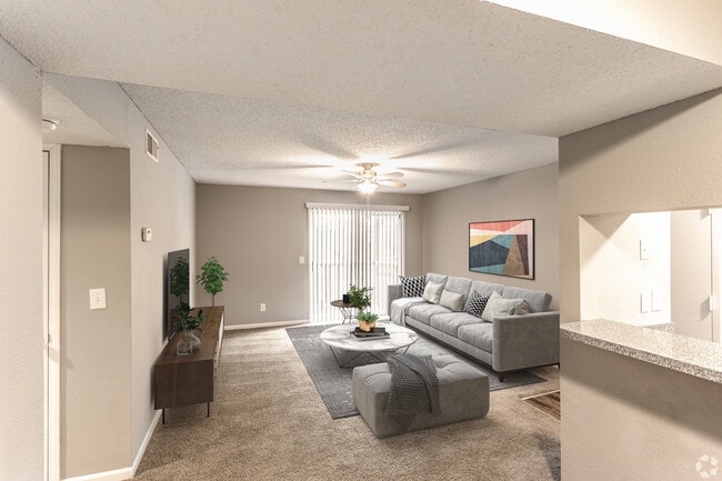 Open Living Room Space - The Belmont Apartments