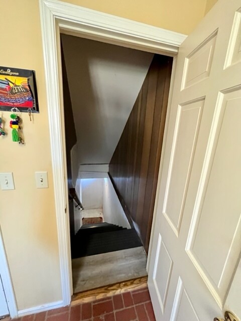 Downstairs basement stairs - 2521 S Berry Rd