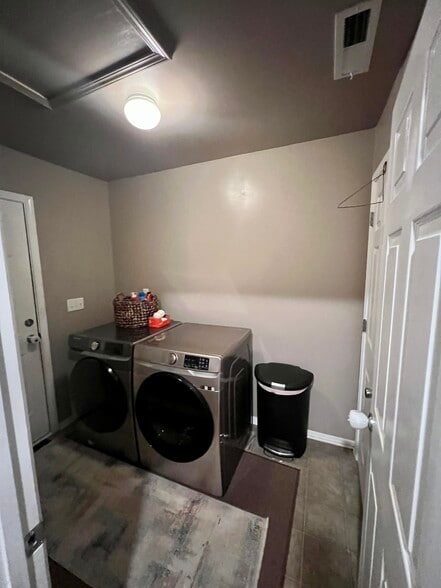 Laundry Room- Connects to Two-Car Garage - 2002 Claybourne Ct