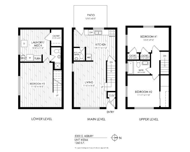 Floorplan - 5300 E Asbury Ave.