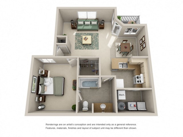 Floorplan - Edgewood Park Apartments