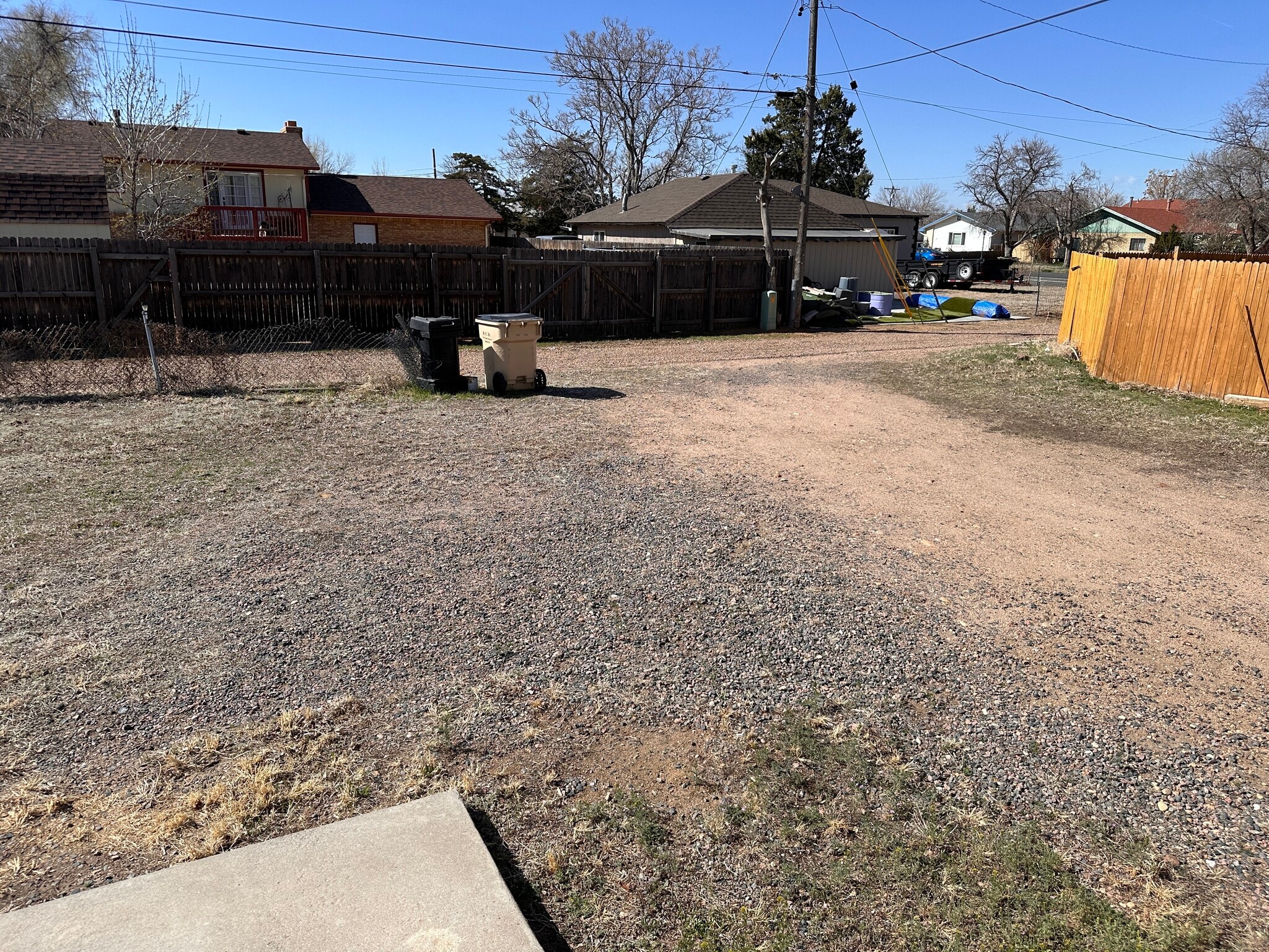 Back yard - 1134 Brighton St